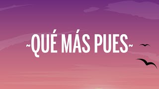 Sech - Que Más Pues (Letra/Lyrics) ft. Justin Quiles