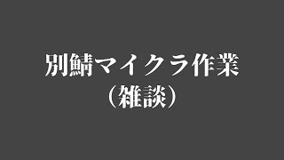 マイクラで作業しながら雑談