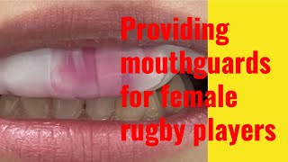 女性ラグビー選手へマウスガードのご提供(Providing mouthguards for female rugby players)群馬県太田市 静岡県浜松市