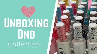 Unboxing DND Duo Nail Polish| Colorful Nail Swatches Sticks | Matching Gel and Polish