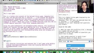 Trivia Game in Python ( mini Jeopardy ) - CS521 Final Project