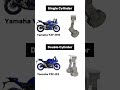 single vs double cylinder engine working yamaha r15 r3 exhaust sound superbike automobile