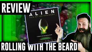 Alien fate of the Nostromo board game Review on Rolling with the Beard