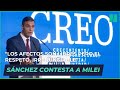 Sánchez contesta a Milei: 