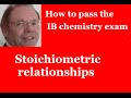 How to solve IB chemistry problems 2016 syllabus; Mols and concentrations