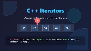 C++ Iterators Explained for Beginners: STL Containers & Traversal