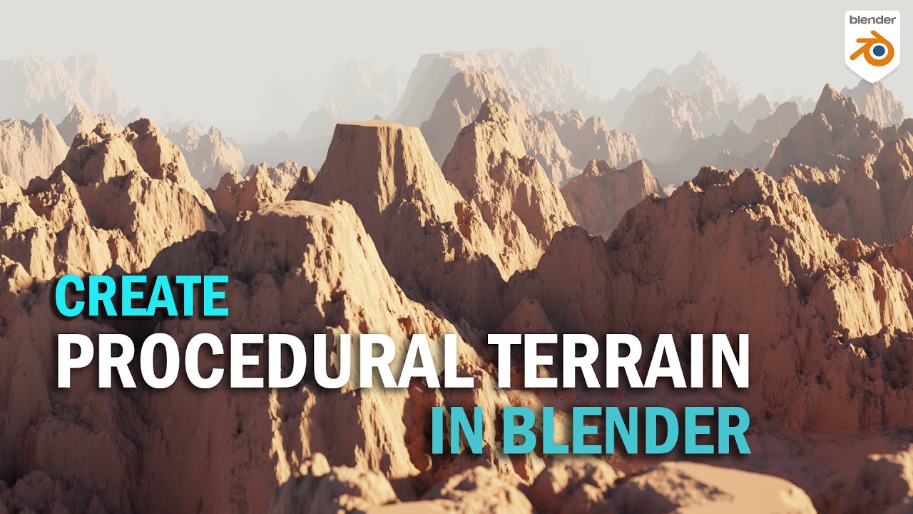 How To Create Procedural Terrains In Blender - YouTube