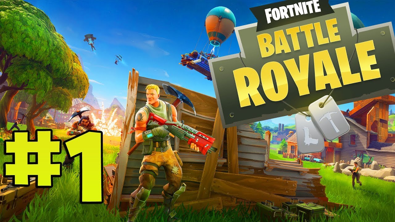 1st Ever Gameplay - Fortnite Battle Royale - Part 1 - YouTube