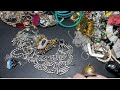 ThredUp Mixed 5 Lb Rescue Mystery Jewelry Unboxing WOW So Many Branded Pieces! Scheduling Change😩!