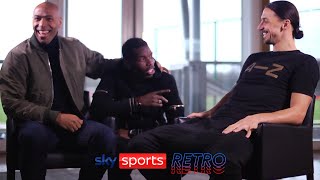 Paul Pogba gatecrashes Zlatan Ibrahimovic's interview with Thierry Henry