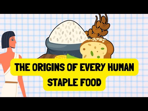 What was the staple food of Mesoamerica by 4000 BCE?