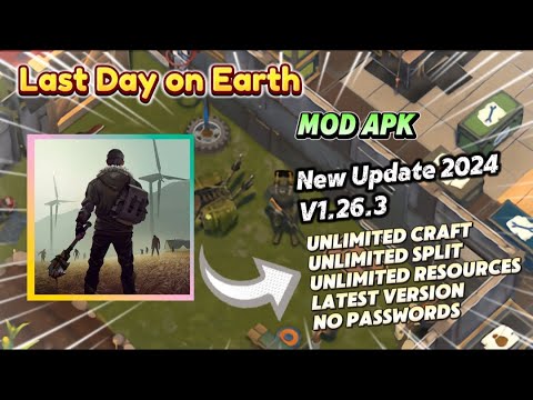 Last Day On Earth v1.26.0 Mod Apk Unlimited Craft Unlimited Split Nueva actualización 2024