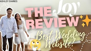I Built Our Entire Wedding Website Using The Joy | Real Bride Review + Planning Secrets ✨