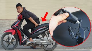 NTN - Troll Dính Keo Lên Yên Xe Máy (Putting Clue On A Motorbike)