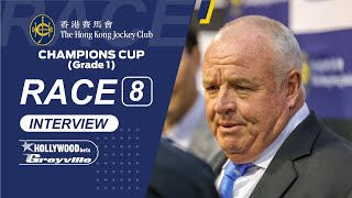 20240728 Hollywoodbets Greyville interview Race 8 won by DAVE THE KING (HKJC CHAMPIONS CUP)