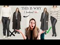 How to DRESS to LOOK SLIMMER | fixing 11 winter outfits