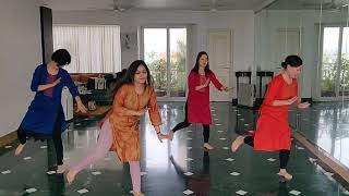 Morni banke | easy Punjabi dance steps | japanese students | choreographed by Vidya pandey