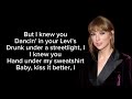 Taylor Swift - cardigan (Lyrics)