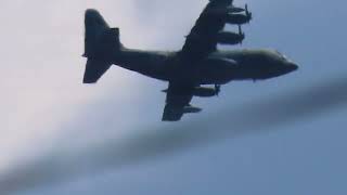 【3機】航空自衛隊Lockheed C-130 Hercules（75-1075＆85-1080）他が異常！低空旋回飛行⑬2024年2月27日（火）