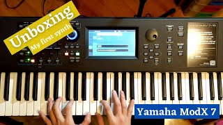 Unboxing my first synth | Yamaha MODX7