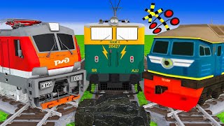 【踏切アニメ】スマートトレイン【カンカン】電車 Fumikiri 3D Railroad Crossing Animation - Paint \u0026 Trains #29