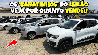 CARRO BARATO NO LEILÃO! - VEJA AGORA POR QUANTO FORAM VENDIDOS