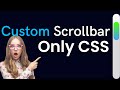 Custom Gradient Scrollbar on Your Website Using only CSS | Change Scrollbar | HTML & CSS Tutorial
