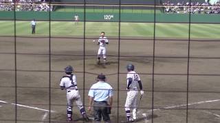 【横浜高校 塩原陸】2017年5月3日 神奈川県春季大会 決勝vs東海大相模 山田翔斗 第3打席