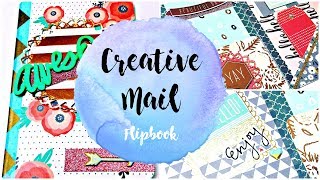 Creative Mail Process || Session 1 || Project Life Card Flipbook