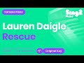 Lauren Daigle - Rescue (Karaoke Piano)