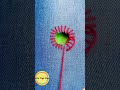 How to mend holes in clothes? Amazing Embroidery Stitches For Beginners /Guide to Sewing. #shorts