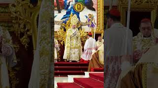 His Holiness Pope Peter III gives a Papal Blessing