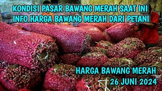 Harga bawang merah hari ini 26 Juni 2024 | Info harga bawang merah di pasar Induk Kramatjati Jakarta