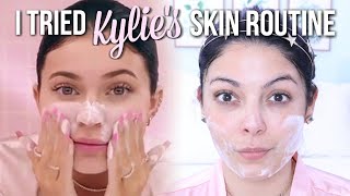 I TRIED FOLLOWING KYLIE JENNER'S SKINCARE ROUTINE |  SCCASTANEDA