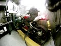 2012 ducati panigale tricolore with termignoni pipes on a dyno