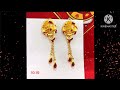 24k gold tassels drop earring gold earrings design soidhaga earrings