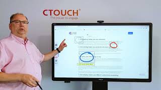 How to annotate over websites on CTOUCH Riva?