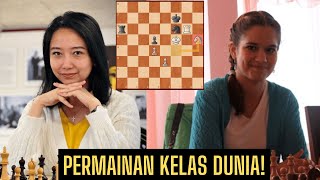 PECATUR PUTRI NO 1 INDONESIA VS MANTAN JUARA CATUR EROPA! European Women's Chess Club Cup 2022 RD6