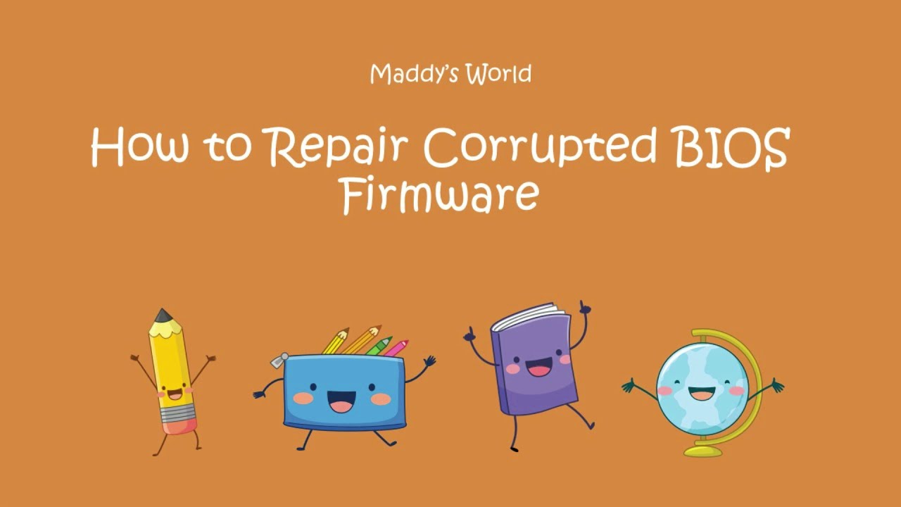 Tips & Tricks : How To Repair Corrupted BIOS Firmware? - YouTube