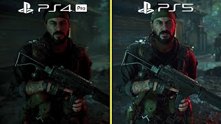 Call of Duty Black Ops Cold War - PS5 Vs PS4 PRO Graphics Comparison 4K