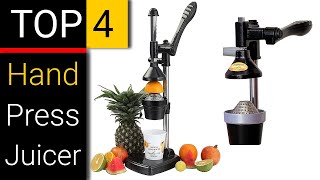 Top 4 - hand press juicer | hand juicer | manual juicer hand press | kalsi hand press juicer