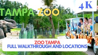 [4k]EVERYTHING at Zoo Tampa at Lowry Park Full Walkthrough