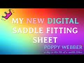 My NEW version of the digital saddle fitting form... updated... now featuring ME talking about it.