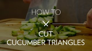 Cutting Cucumber Triangles