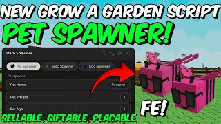 New Grow A Garden Script Pet Spawner Pet Mutation Update Pastebin Link