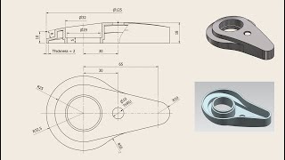 #nx12 #Tutorial solid modeling