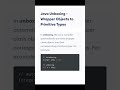 java autoboxing and unboxing with simple program #java #autoboxing #unboxing #javaconcepts