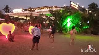 Goa.Colangute🏝 and Baga Beach 🏖🏝ৰাতিৰ সাগৰৰ পাৰৰ  দৃশ্য কি এইবোৰ 😱 #youtubevideos #viralvideo