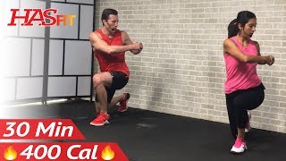 30 Minute Tabata Cardio Workout without Equipment at Home - Full Body HIIT No Equipment Cardio