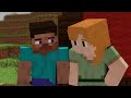 hero of the village alex and steve life minecraft animation